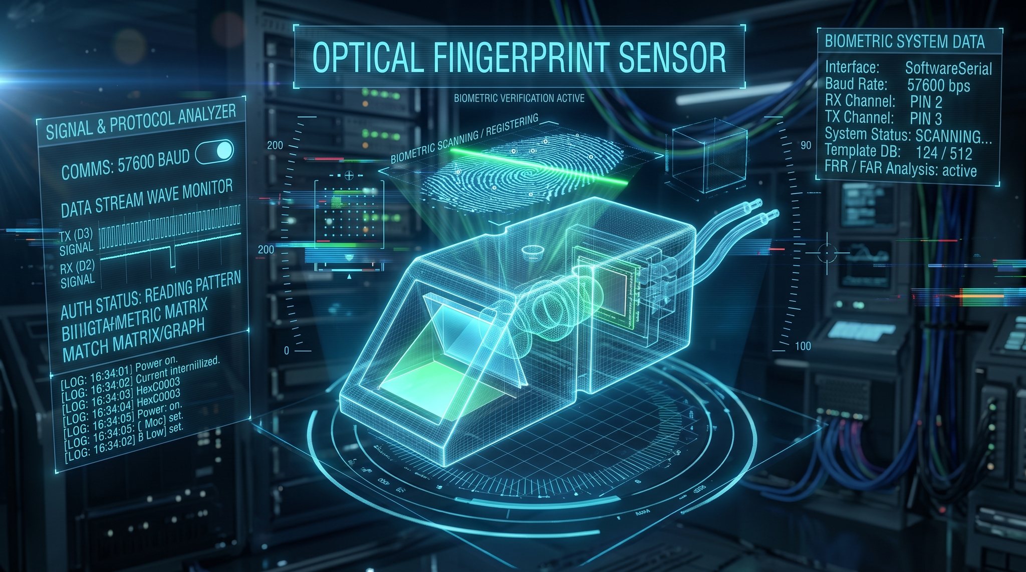 Optical Fingerprint Reader Sensor